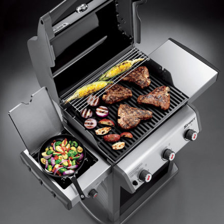 spirit premium e-330 gbs black live oak bbq