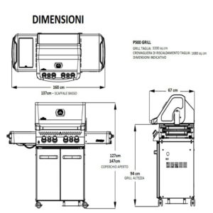 BBQ NAPOLEON PRESTIGE P500