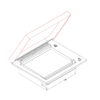 0206115 COPERCHIO PER B.IN55L LIVEOAKBBQ