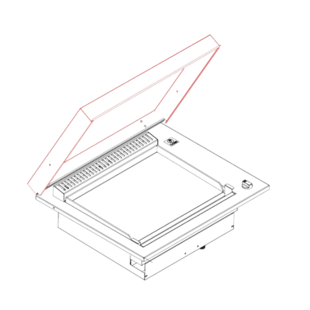 0206115 COPERCHIO PER B.IN55L LIVEOAKBBQ