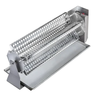 Girarrosto elettrico medio con 4 cestini Vulcano Fire, MEATFIRE900CKIT